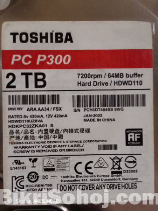 3000 gb Tosiba Hard disk